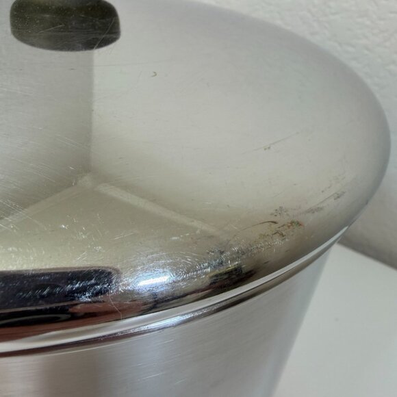 Vintage Revere Ware 8 QT Stock Pot w/ Lid Copper Clad 1801 Clinton ILL USA - Picture 16 of 16